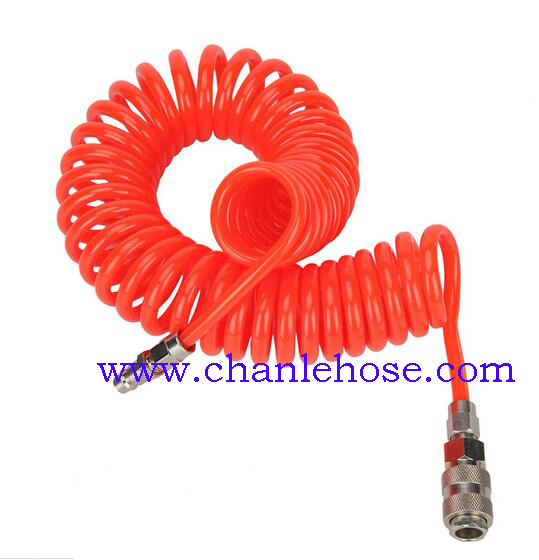 PU Coil tube with coupler